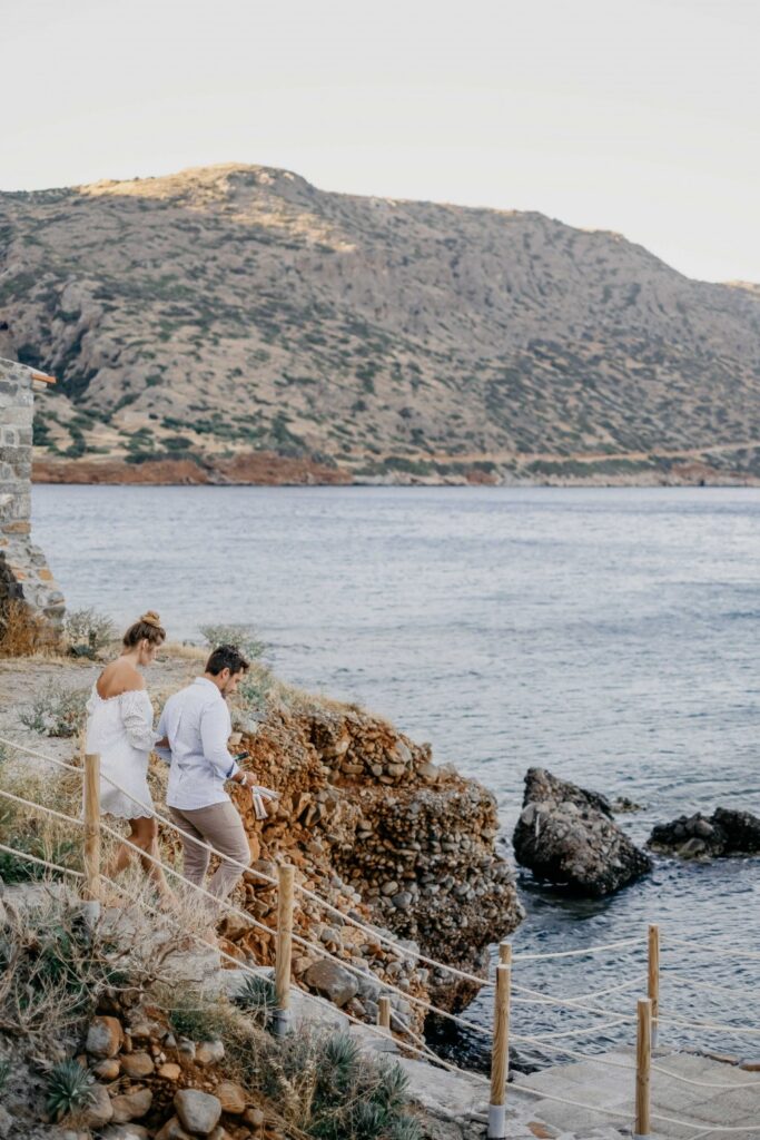 Anniversary photo shoot in Crete