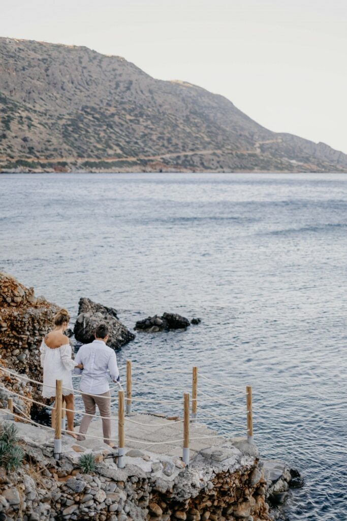 Anniversary photo shoot in Crete